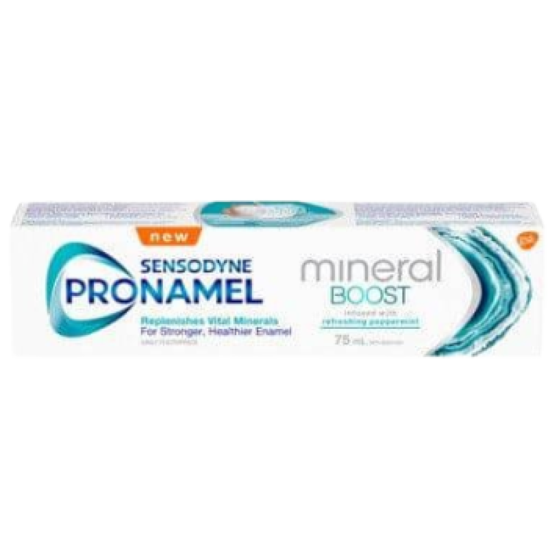 TOOTHPASTE SENSODYNE PRONAMEL MINERAL BOOST PEPPERMINT 75ML - Expiry 07/27