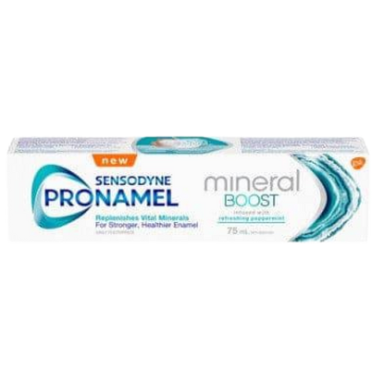 TOOTHPASTE SENSODYNE PRONAMEL MINERAL BOOST PEPPERMINT 75ML - Expiry 07/27