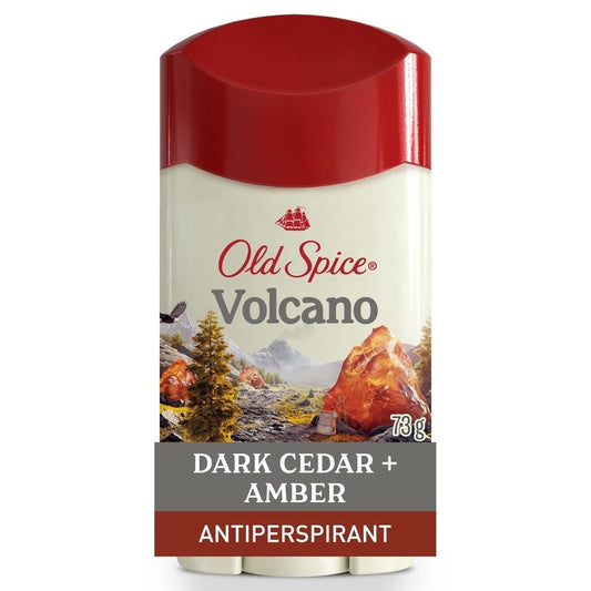 Old Spice Invisible Solid Antiperspirant Deodorant for Men Volcano with Charcoal Scent Inspired by N