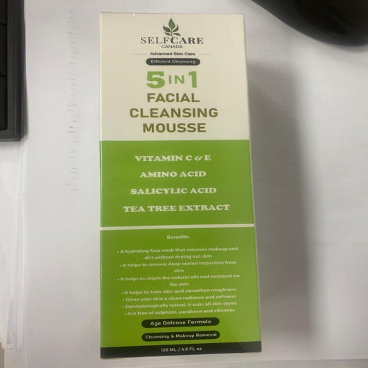 SELF CARE 5IN1 FACIAL CLEANING MOUSSE 120ml 4.0 FL OZ