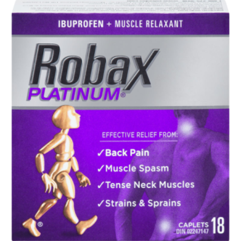 Sale- ROBAX PLATINUM 18 CPLT Exp: 07/26
