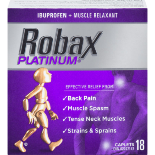 Sale- ROBAX PLATINUM 18 CPLT Exp: 07/26