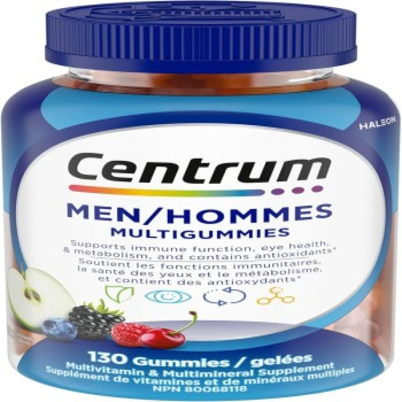 Sale - CENTRUM MULTIGUMMIES MEN GUMMY 130 Early Exp 02&04/2026