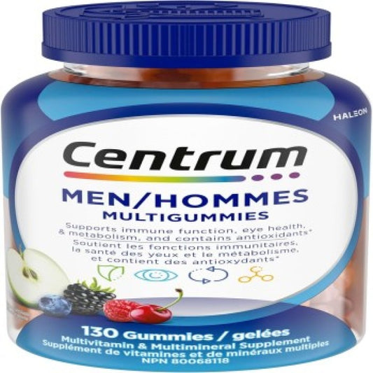 Sale - CENTRUM MULTIGUMMIES MEN GUMMY 130 Early Exp 02&04/2026