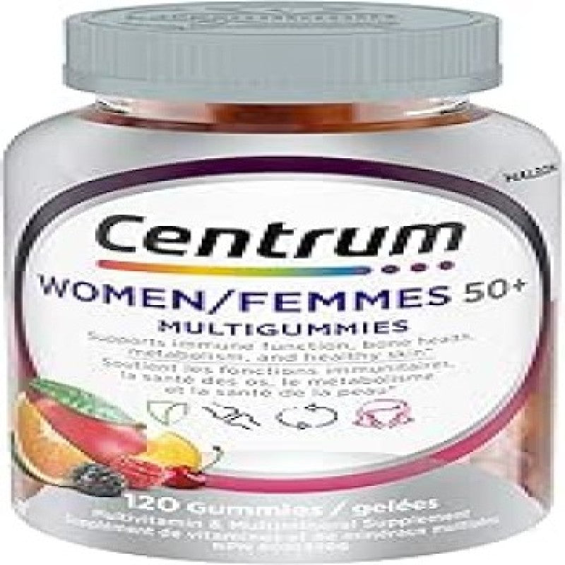 Sale -CENTRUM MULTIGUMMIES WOMEN 50+ 120 Early Exp 04/26