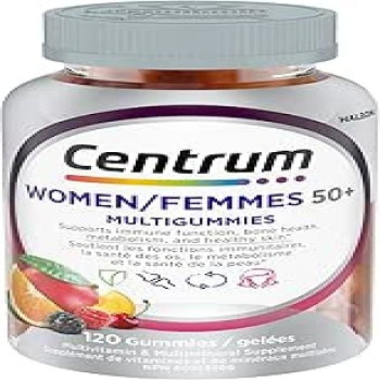 Sale -CENTRUM MULTIGUMMIES WOMEN 50+ 120 Early Exp 04/26