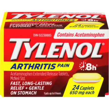 Sale - TYLENOL ARTHRITIS PAIN 650MG CPLT 24 *Damage Box* - Exp between 08/26 to  02/27